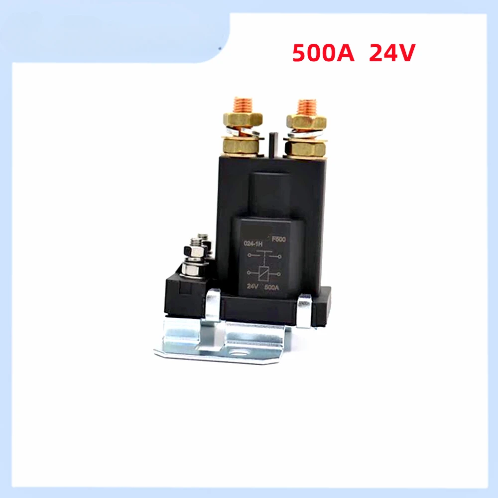 500A auto start preheating contactor 12V 24V 500A large DC power supply control starting relay