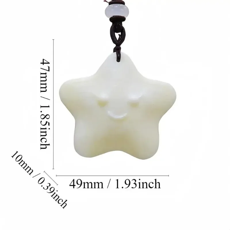 Milky White Natural Jade Jesus Angel Cross Pendant Necklace Real Jewellery Fashion Gemstone Charm Amulet Gifts for Women Men