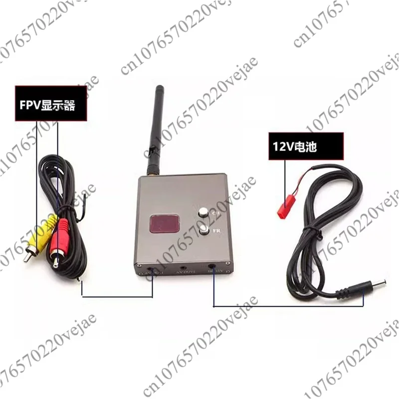 Transmisor y Receptor de Imagen Inalámbrica FPV de 48 Puntos de Frecuencia, 5.8G, 600mW, TS832 RC832