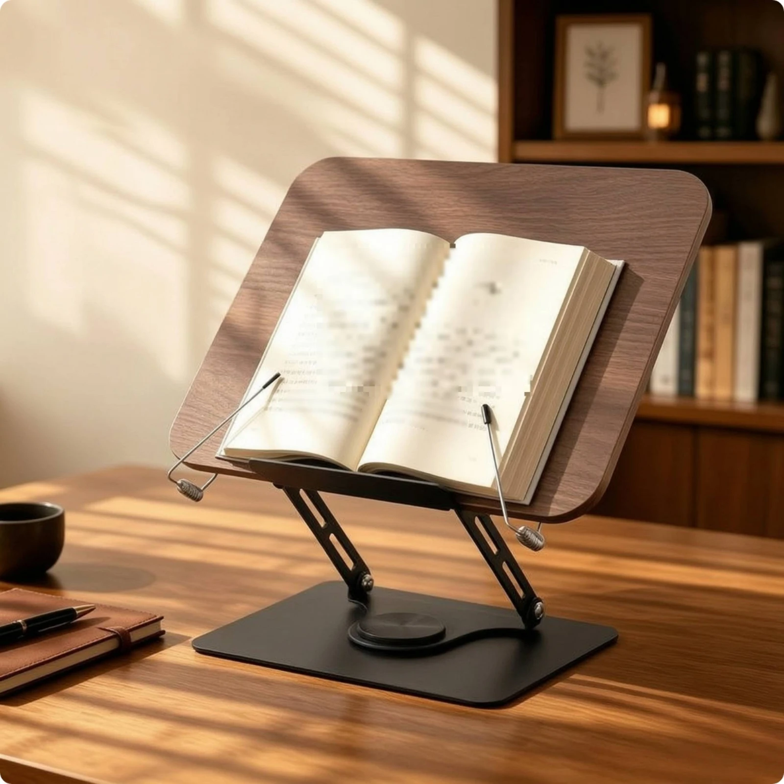 suporte-de-leitura-para-mesa-com-tabua-de-madeira-suporte-de-livro-rotativo-ajustavel-com-clips-para-paginas-ergonomico-e-que-libera-as-maos