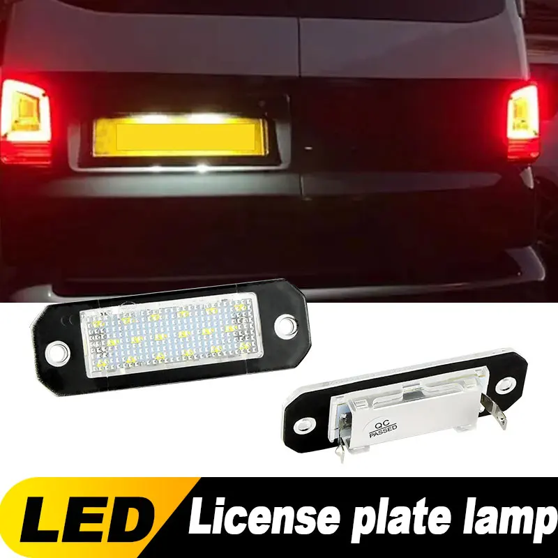 2PC Bright White Car License Plate Light For VW Passat Limousine Type 3BG 2000-2005 Variant Type 3c B6 2005-2007 Caddy 2004-2017