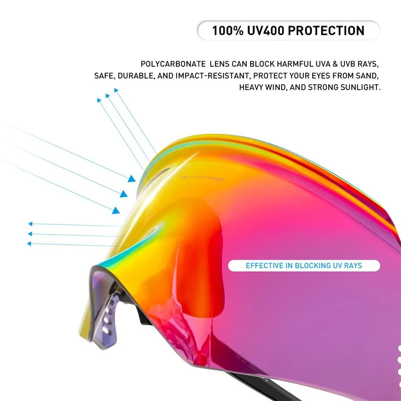 حار الطريق دراجة النظارات الشمسية UV400 حماية الدراجات نظارات الرجال النساء الرياضة نظارات المشي لمسافات طويلة نظارات ركوب الخيل في الهواء الطلق #5