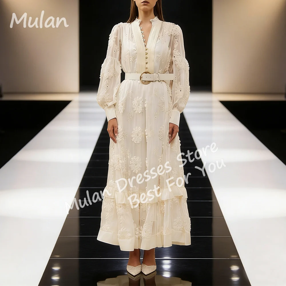 

Customized New In Elegant Long Evening Dresses for Special Occasions V-Neck Ankle-Length A-Line Women Gala Prom Party Gowns 2026