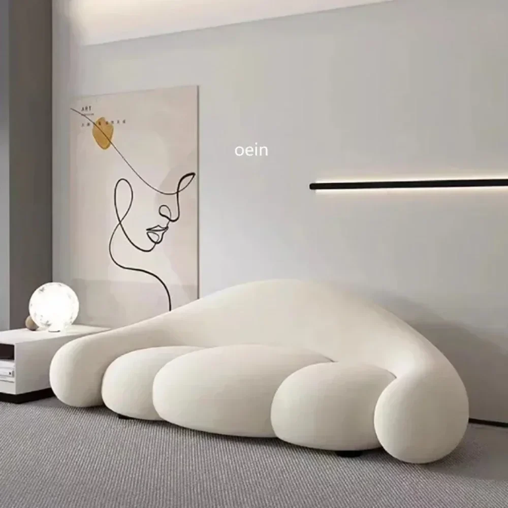 Recliner Beds Living Room Sofas Designer Cloud Bean Sofa Pouf Bubble White Bag De Luxe Muebles Canape Salon Home Furniture