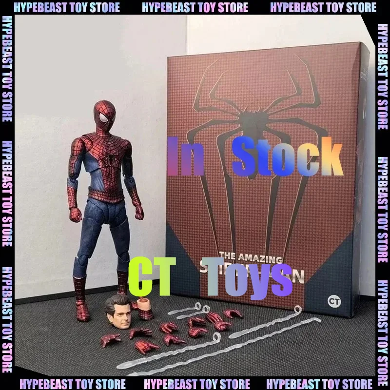

CT Toys Shf Фигурки Человека-Паука Mafex 190 Человек-Паук Аниме Фигурка Подвижные Статуи из ПВХ Модель Игрушки Коллекционные Украшения Подарок
