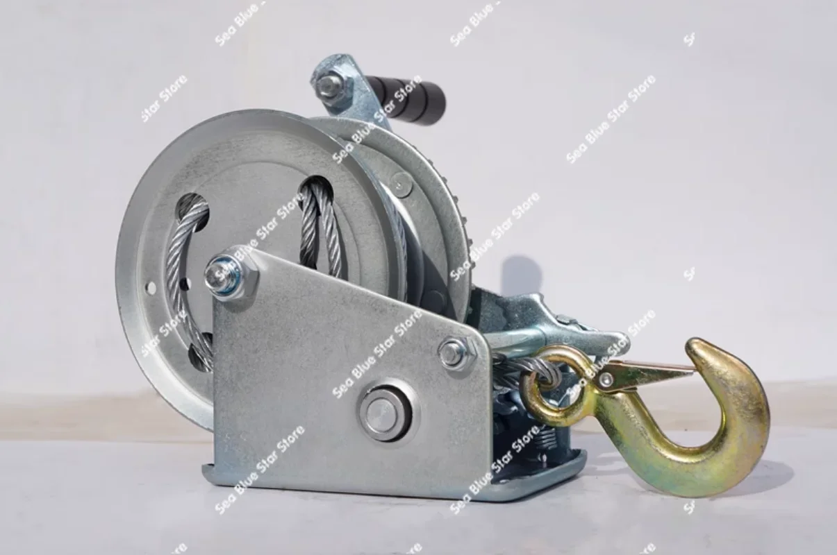 Hand winch winch household small crane winch manual hoist small hoist traction lifting labor saving
