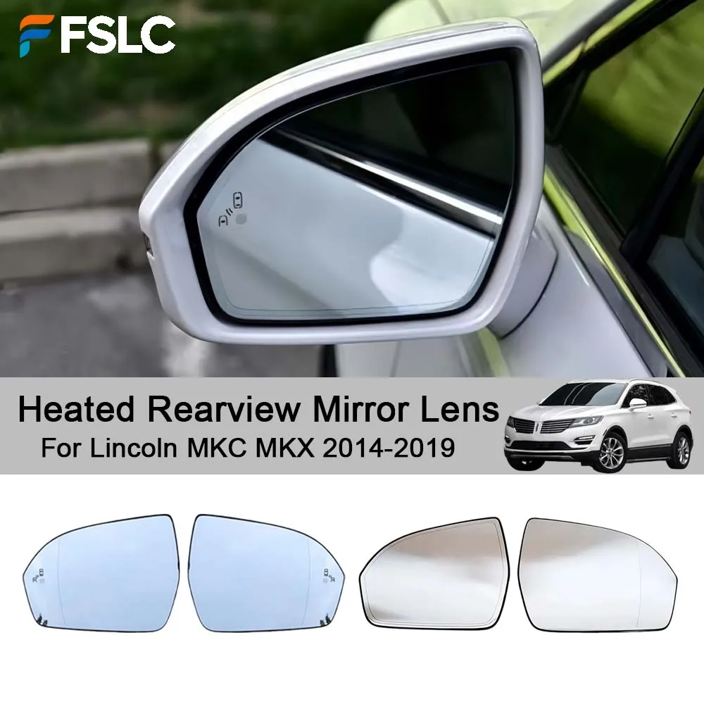 

Car Rearview Accessories Heated Rearview Mirror Lens For Lincoln MKC MKX 2014-2019 Mirrored Glass Cars Accessories Upgrade