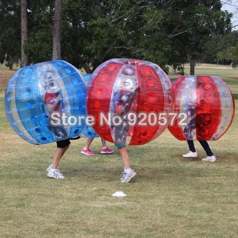 Jogos ao ar livre PVC Bumper Ball Corpo inflável Erva Corpo Zorb Bola inflável 1,7m Bolha Futebol