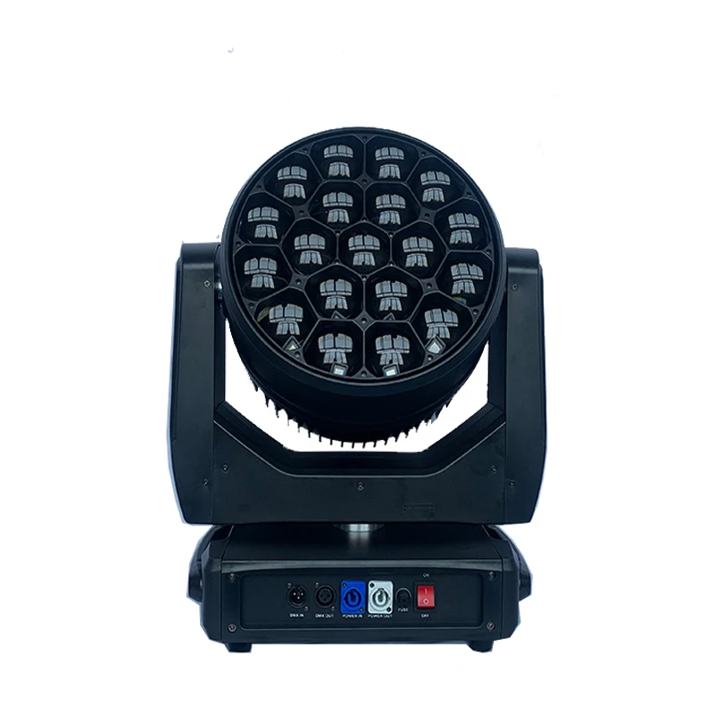 

Factory Supply High Power 19 * 40/60W LED Bee Eye Light Full-color RGBW Dyeing Light Zoom Infinitely Moving Head Light