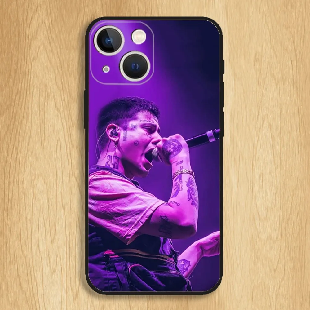 Duki Rapper Antes de Ameri Phone Case For iPhone15,14,13,12,11,Pro,Max,Plus,Mini,X,XS,XR,8,7,6,S,Plus,SE Soft Black Case