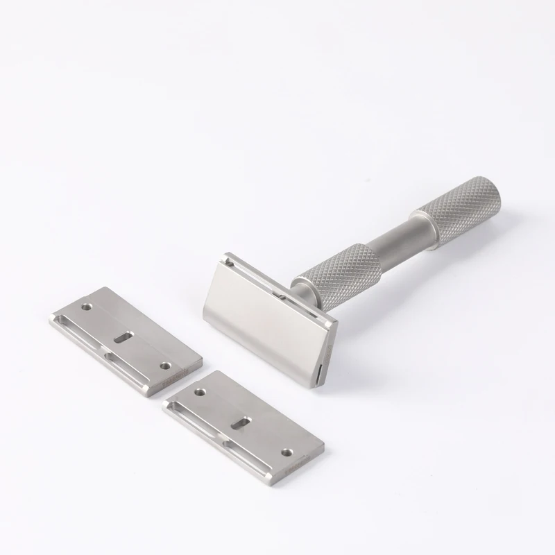 YAQI Aileron GEM Blade Safety Razor - Traditional Shaving Razor with 3 Plates for Smooth Comfortable Cut