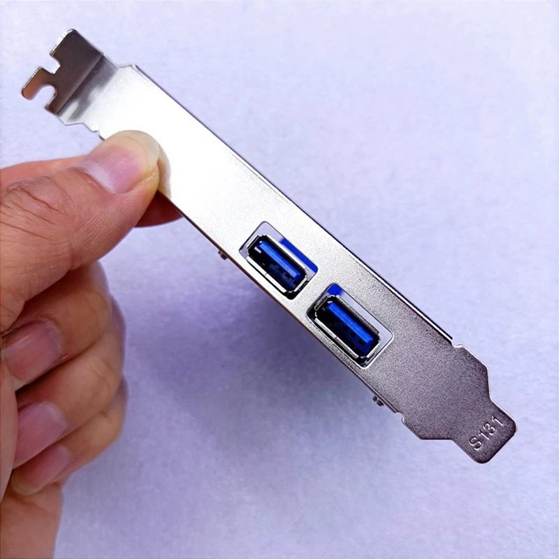 USB 3.0 pci-e Adapter karty rozszerzeń 2 portowe złącze USB 3.0 wewnętrzne 19Pin karta Pci-E nagłówek 4Pin Ide