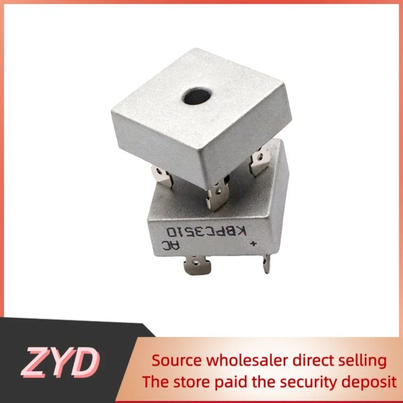ZYD 10pcs/Lot KBPC3510 KBP 35A 1000V Metal Case Bridge Rectifier KBPC1510 KBPC2510 KBPC5010 Product Sellpoints Convenient Quan