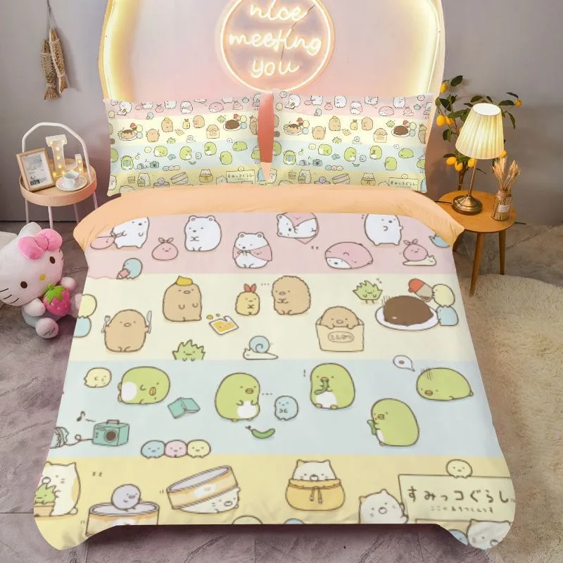 juego-de-ropa-de-cama-con-diseno-de-sumikko-gurashi-personajes-de-anime-adorable-y-divertido-estilo-kawaii-funda-de-edredon-suave-y-funda-de-almohada-disponible-en-tamanos-individual-doble-queen-y-king