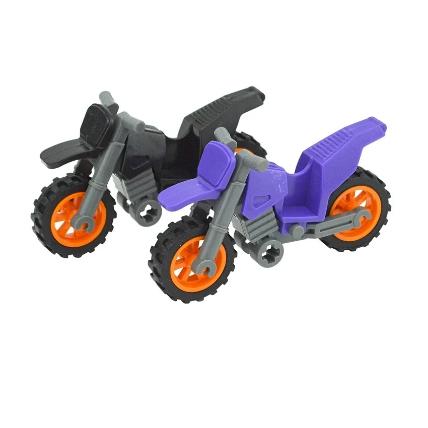 SWAT militar SUV City modelo bloques de construcción accesorios vehículos campestres motocicleta MOC Moto piezas juguetes para niños