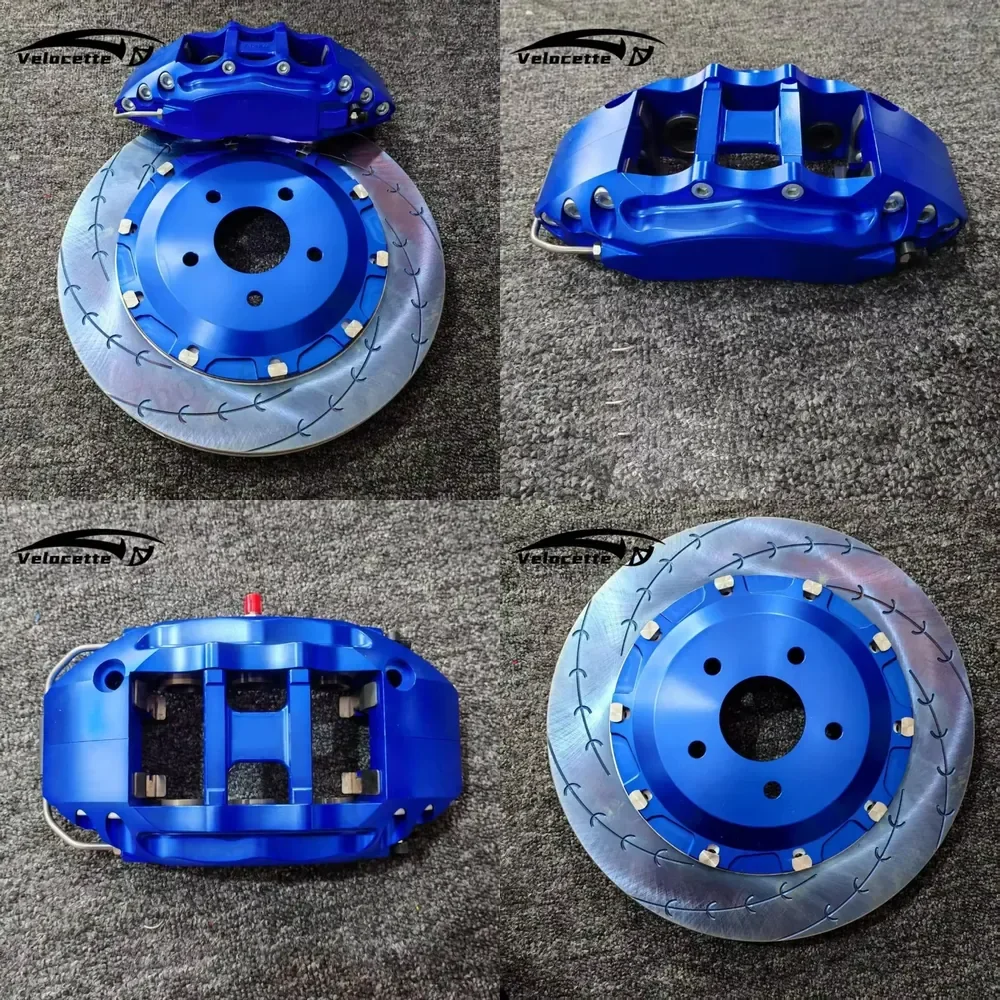 Kit de Caliper de Freno Modificado de 6 Pistones Compatible con Land Cruiser 300, Hiace, Camry, Mondeo y A4