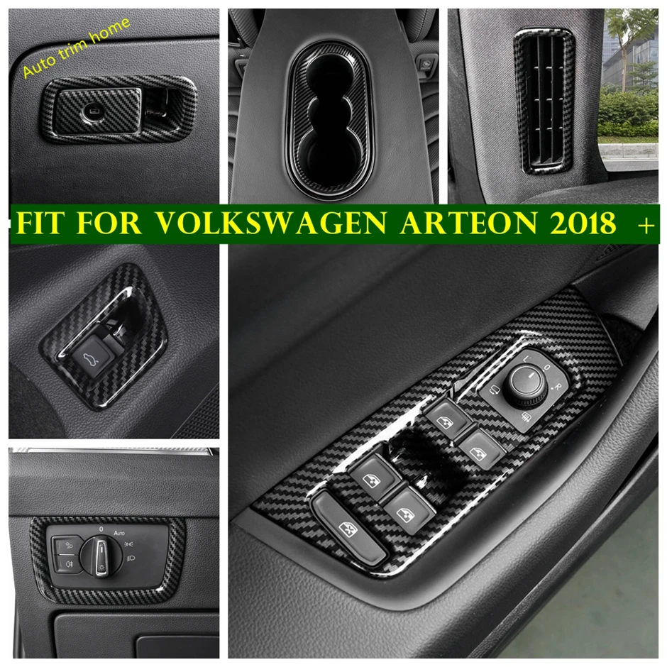 

Window Lift Button Pillar A Air Outlet AC Vent Glove Box Head Light Lamp Switch Cover Trim Fit For Volkswagen Arteon 2018 - 2024