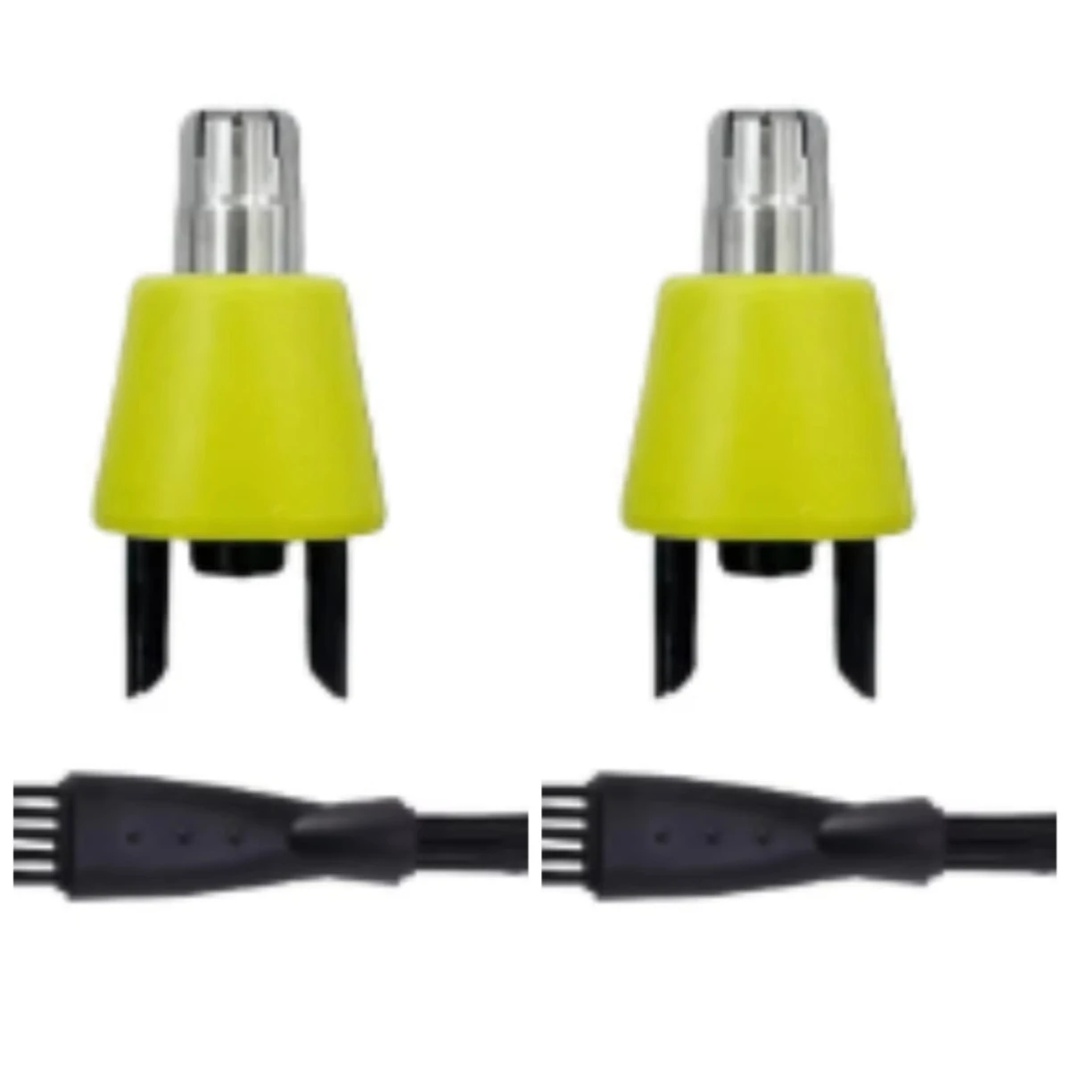 

2 сменные насадки для машинки для стрижки волос в носу, ушах и бровях, в наличии