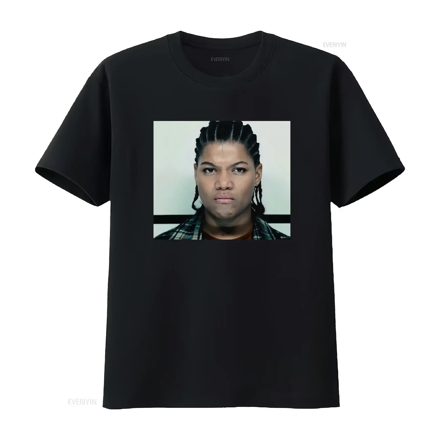 Cult Classic Set it Off 90's Movie Cleo Mugshot T Shirt vintage Washed Stylish designer clothes streetwear Casual Stretched