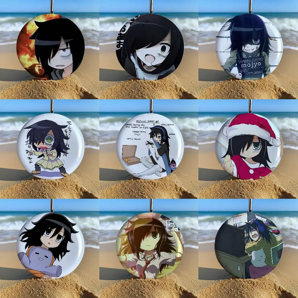 

Anime Cute T-Tomoko Kuroki Brooches Stylish Ornament Pins Exquisite Round Badge Bag Accessories Jewelry Gifts