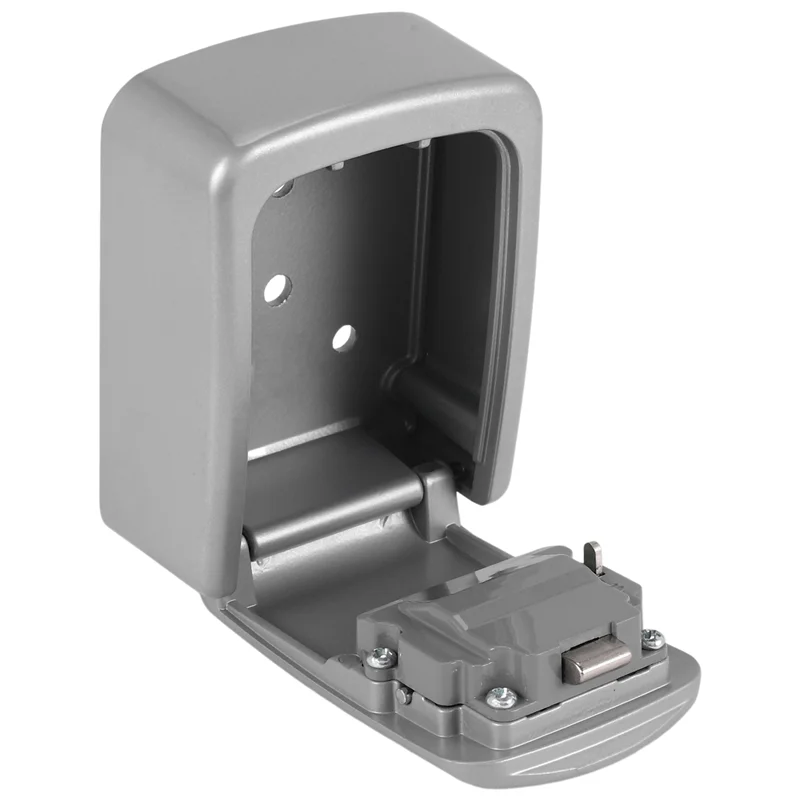 

SYW-Key Lock Box Wall Mounted 4 Digit Combination Lock Box For House Key Weatherproof Security Key Storage Lock Box