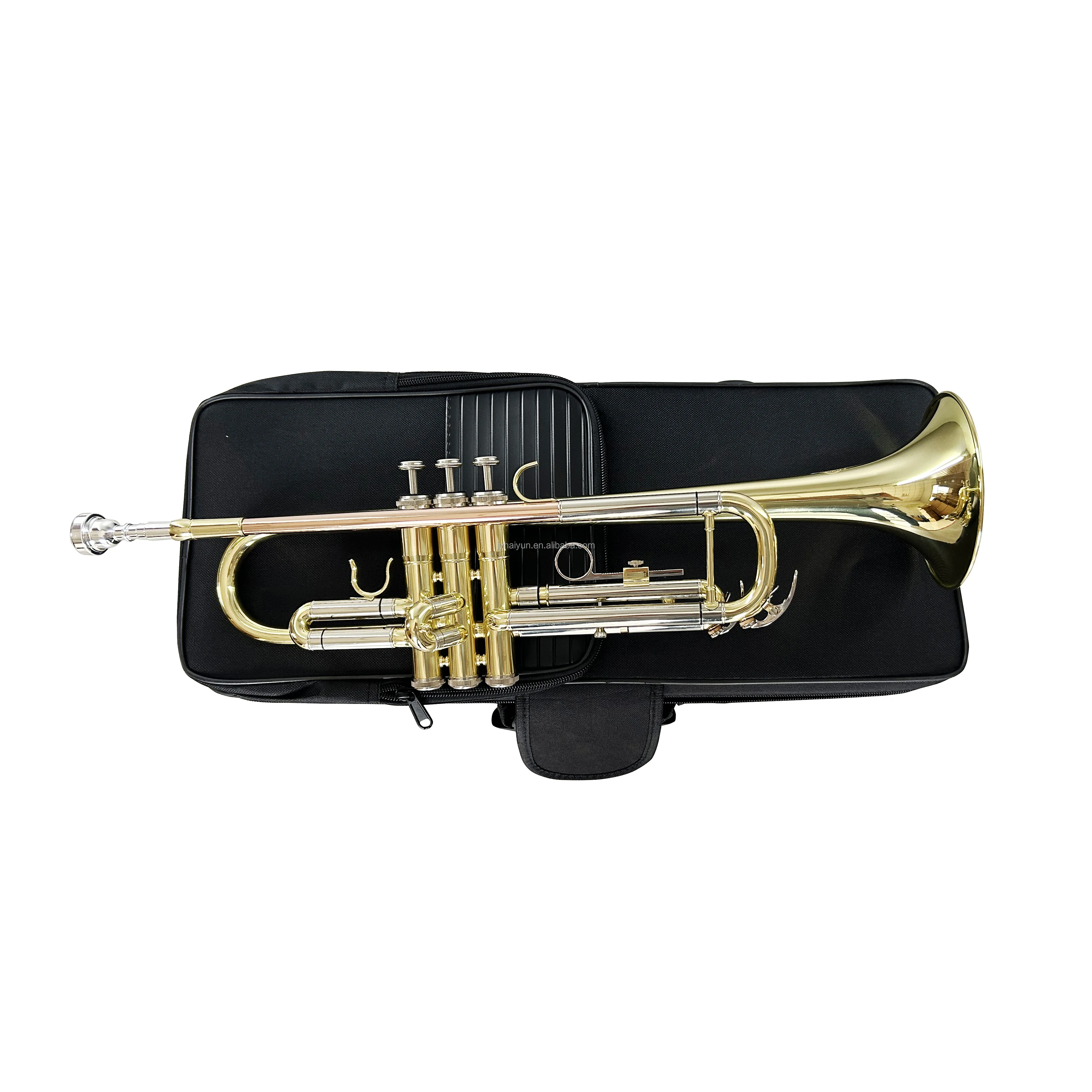 

OEM High Quality Gold Plated BB Trumpet Brass Economical Lead Pipe Phosphorus Copper Cupronickel Tuning Pipe Model JYTR403