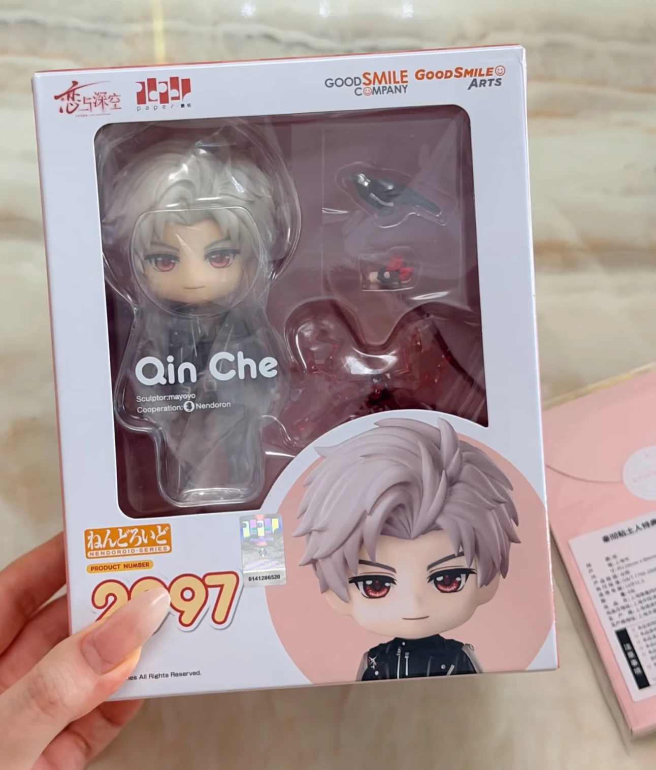 

In Stock [Official Merchandise] Game Anime Love and Deepspace Cosplay Sylus GSC Chibi Figure Figurine Desktop Ornament