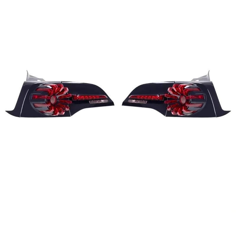 ل تسلا ModelY Model3 2019-2024 تعديل الضوء الخلفي لمبة خلفية LED ديناميكية ترون إشارة احتياطية تشغيل الضوء