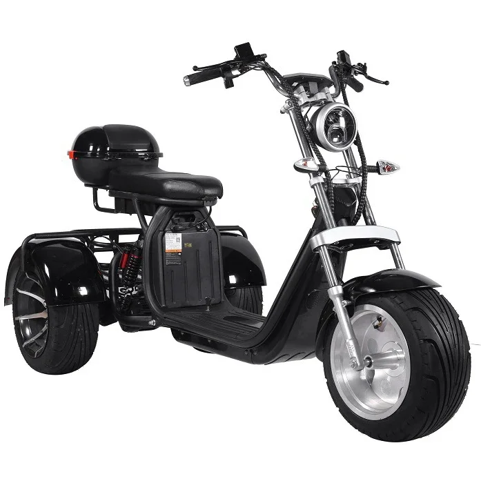 

Hot Sale Warehouse EEC COC Adult Three Wheel Citycoco Golf Cart 60V 20Ah 2000W Tricycle 3 electric