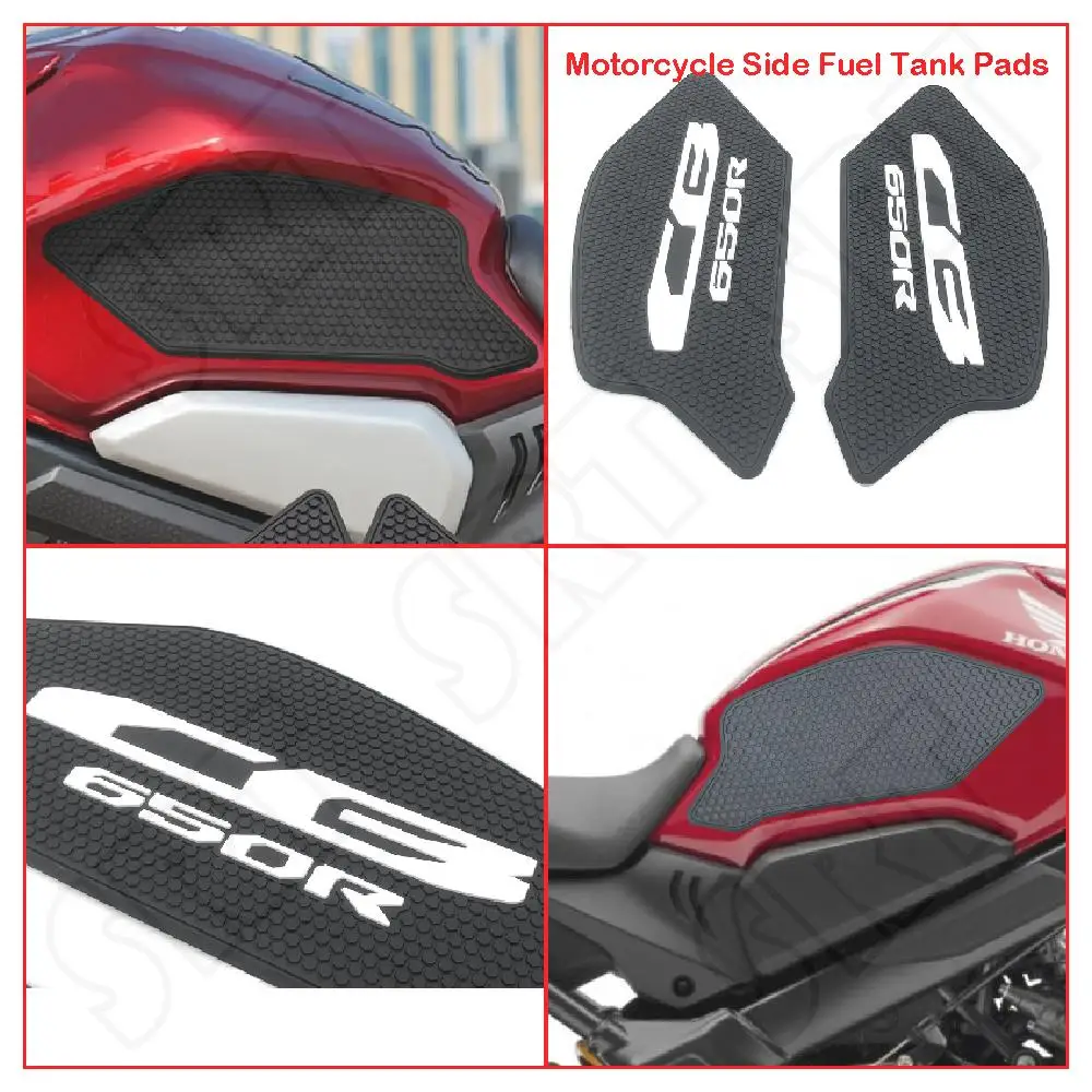 Fits for Honda CB650R CB 650R ABS 2019 2020 2021 2022 2023 Motorcycle TankPad Side Fueltank Traction Knee Grips Anti Slip Pads