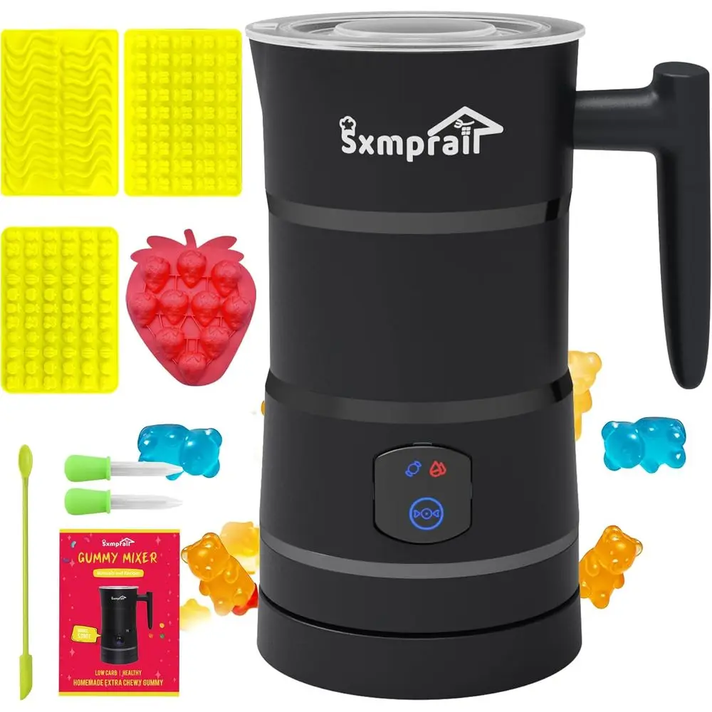 

Аппарат для изготовления жевательных конфет, безмасляный, для приготовления съедобных жевательных конфет, желе и пудингов своими руками, набор для жевательных конфет, включает формы для медведей, фруктов, W