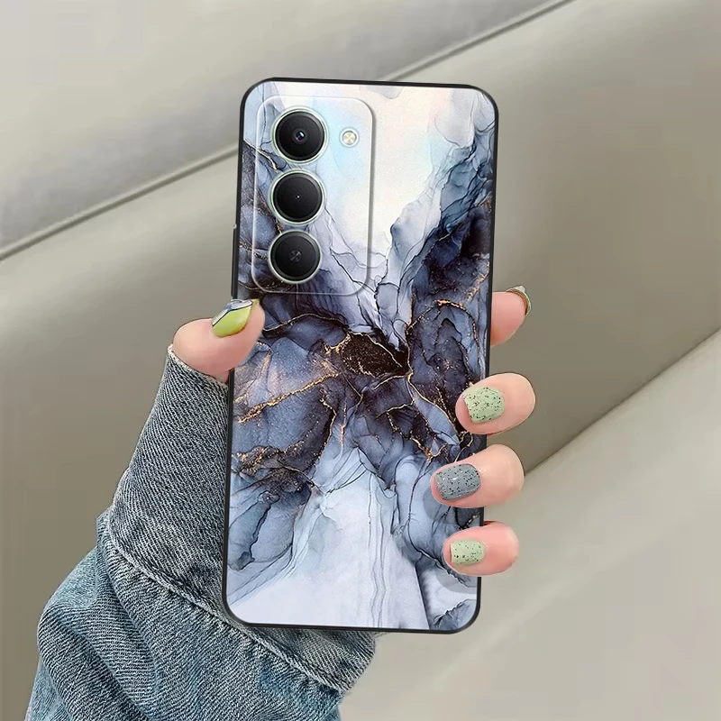 ل Redmi 15 حافظة 2025 لطيف الزهور كوكه لينة السائل سيليكون الغطاء الخلفي ل Redmi 15 الحالات الهاتف Redmi15 5G 4G Fundas Shells #3