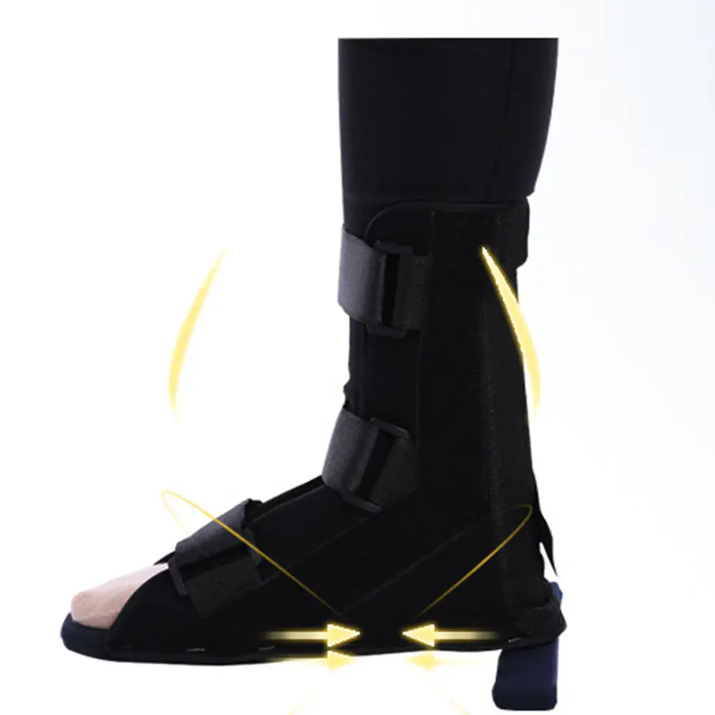 Anti-Rotation Ankle Fixed Shoes Sprains Boot Stabiliser Support Breathable Comfortable for Ankle Foot Rehabilitation Steel Wood