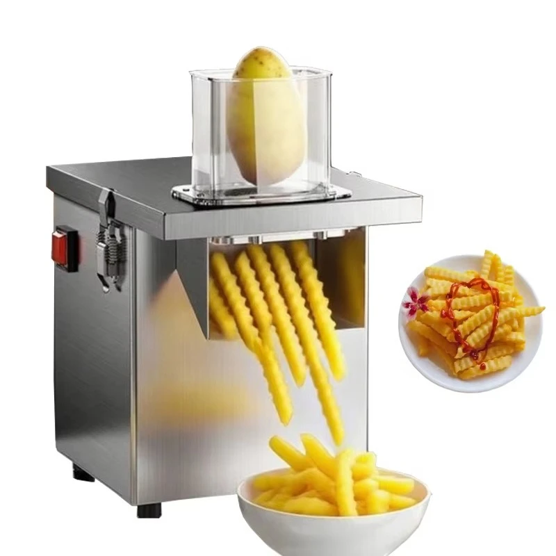 French fries slicer chopping stainless steel slices vegetable processing slicer French fries slicer
