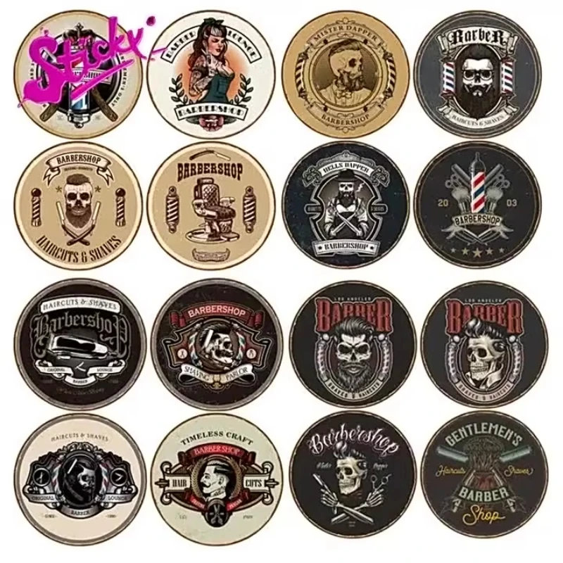 

Barber Shop Men's Barber Vinyl Car Stickers - Waterproof Decals for Cars Trucks SUVs Window Bumper Laptop