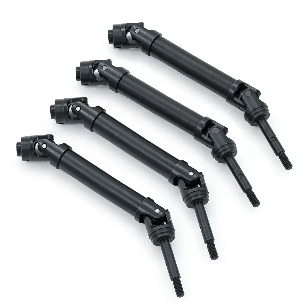 

4Pcs Metal Steel Front & Rear Drive Shaft CVD For 1/10 Trxs Slash Rustler Stampede Hoss VXL 4X4 RC Car Upgrade Parts