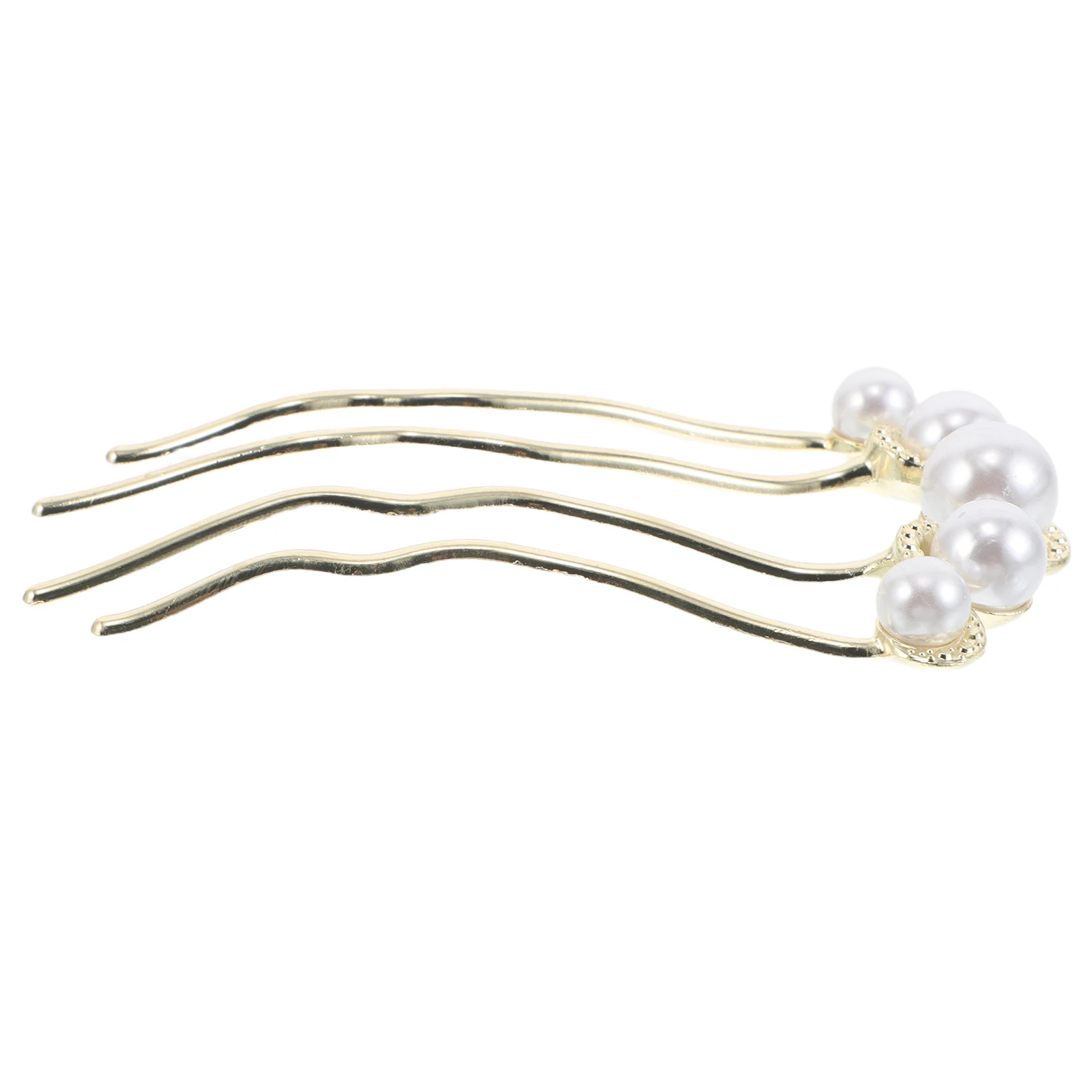

2Pcs Metal Fork Clip Pins Golden U-Shape Sticks For Women Hair Styling Tool Accessories Bun Hairpin Vintage Charm Hairstyling