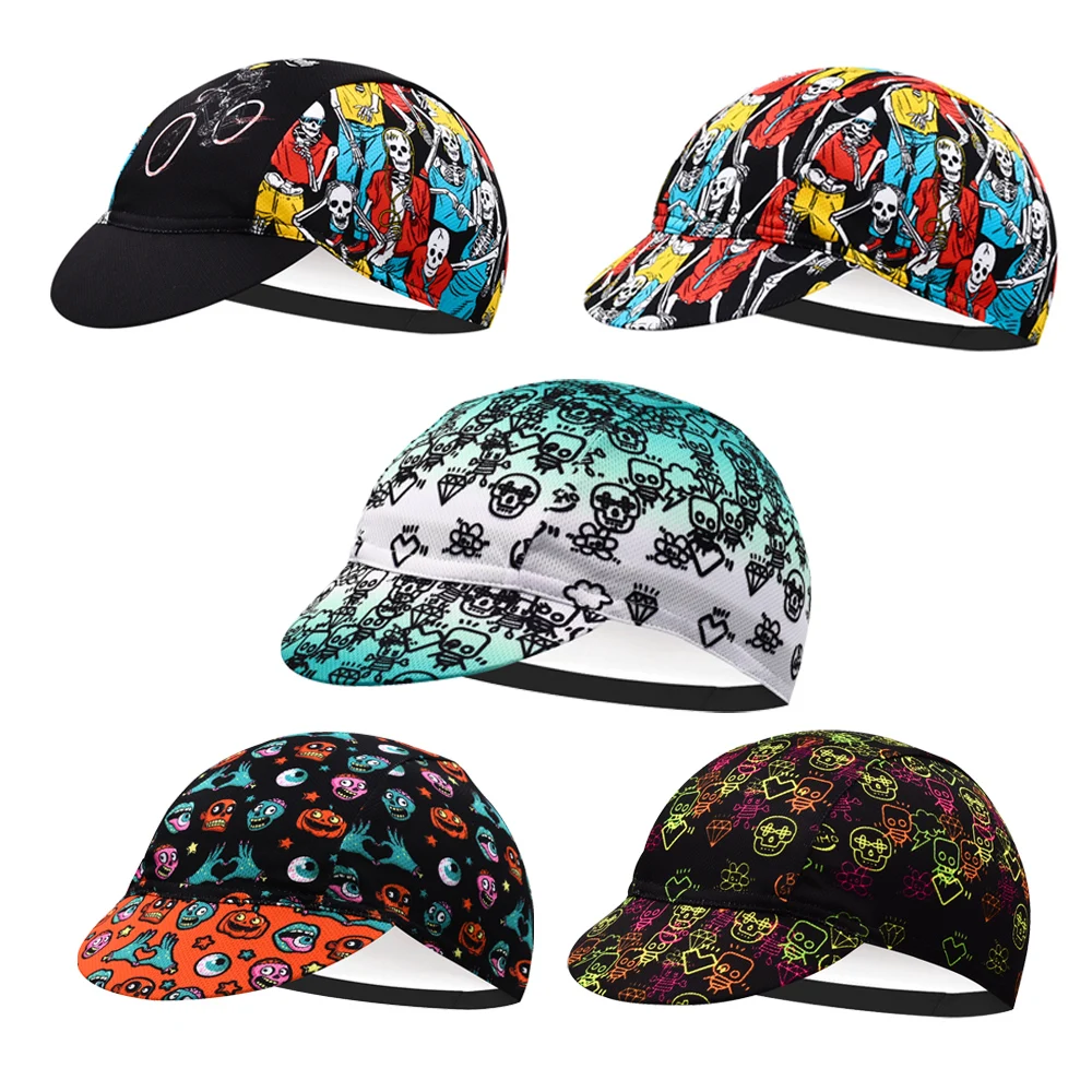 

Classic Retro Men Print Cycling Caps Bicycle Quick Dry Sports Bike Hats