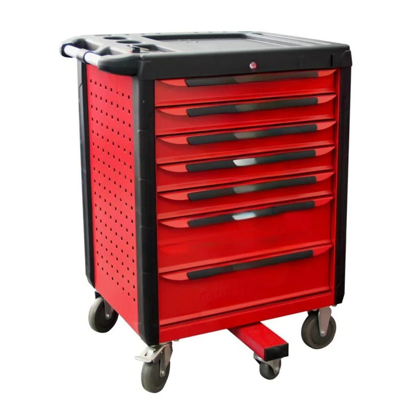7-Layer new energy insulated tool cart set of 118 pieces, insulated tool repair for electric vehicles