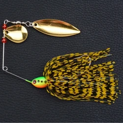 1pcs Swivel Fish Hard Bait Fishing Lures Sinking 17g Spinner Spoon Artificial Baits Metal Sequins Spinnerbait Wobblers For Pike