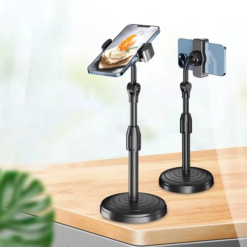 

Multifunctional Mobile Phone Bracket Adjustable Height Live Broadcast Holder Telescopic Portable Phone Stand For iPhone Xiaomi