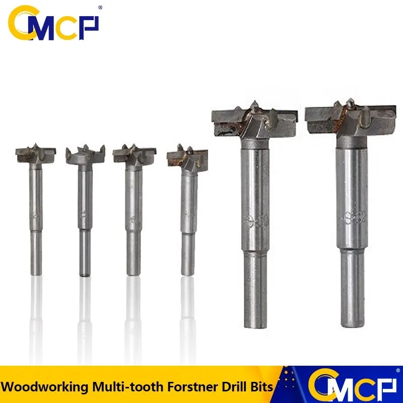 

CMCP 16/18pcs Woodworking Multi-tooth Forstner Drill Bit High Carbon Steel Boring Drill Bits Self Centering Hole Saw Cutter Tool