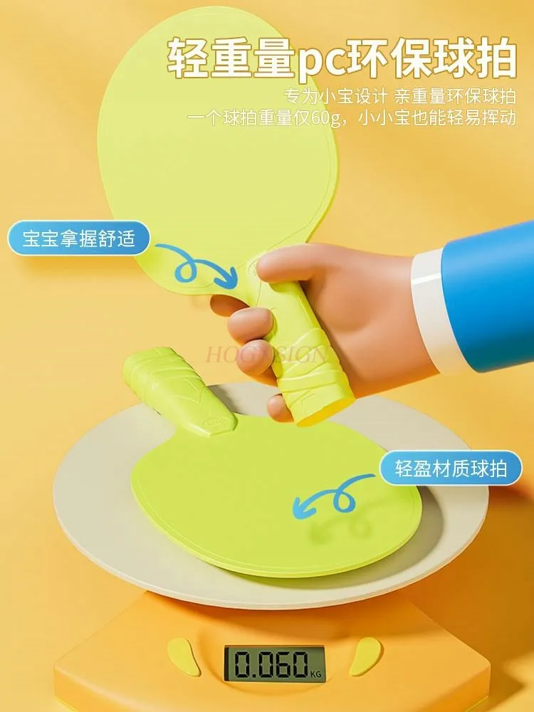 Entraîneur de tennis de table suspendu pour enfants, pour raquettes d'intérieur à domicile, vision corrigée parent-enfant, coordination œil-main