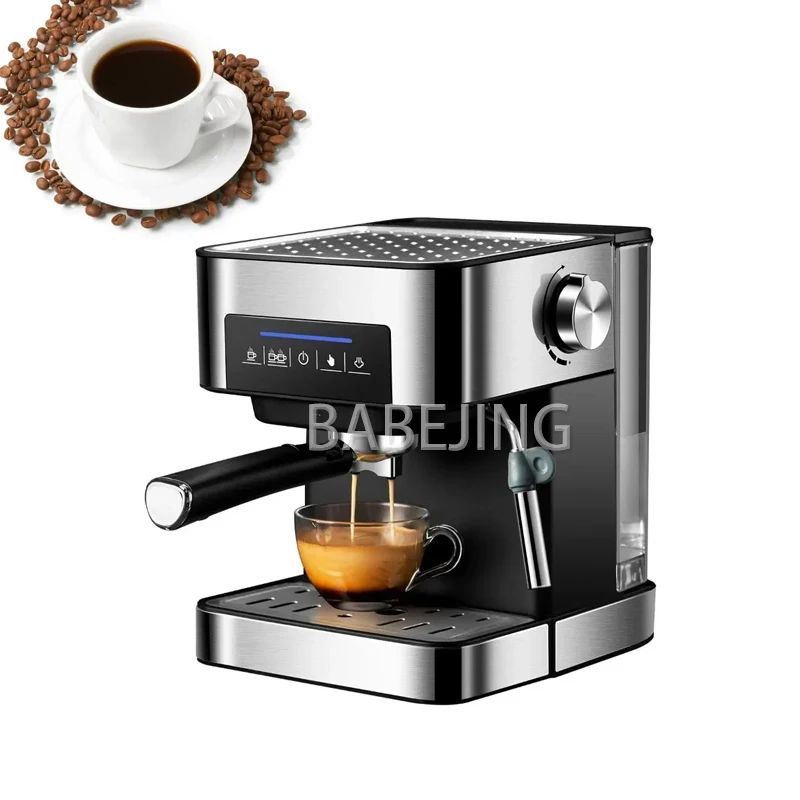 ماكينة صنع القهوة الإيطالية الصغيرة الجديدة من BABEJING ماكينة إسبريسو منزلية 20 بار ماكينة تخمير بالبخار