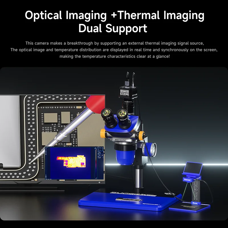 MECHANIC Action 3 HD 4K Industrial Microscope Camera HDMI/USB Output 1080P 60FPS with Type-c Interface for PCB Repair Tools