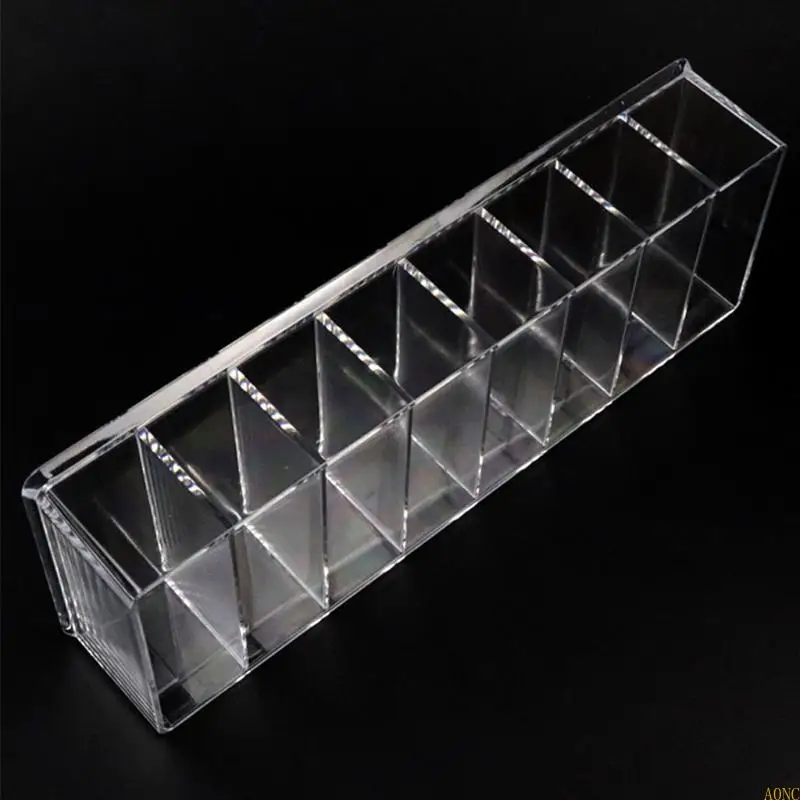 A0NC Organisateur peigne Guide lame en plastique rectangulaire, Base universelle 8 Grille pour les cheveux électriques