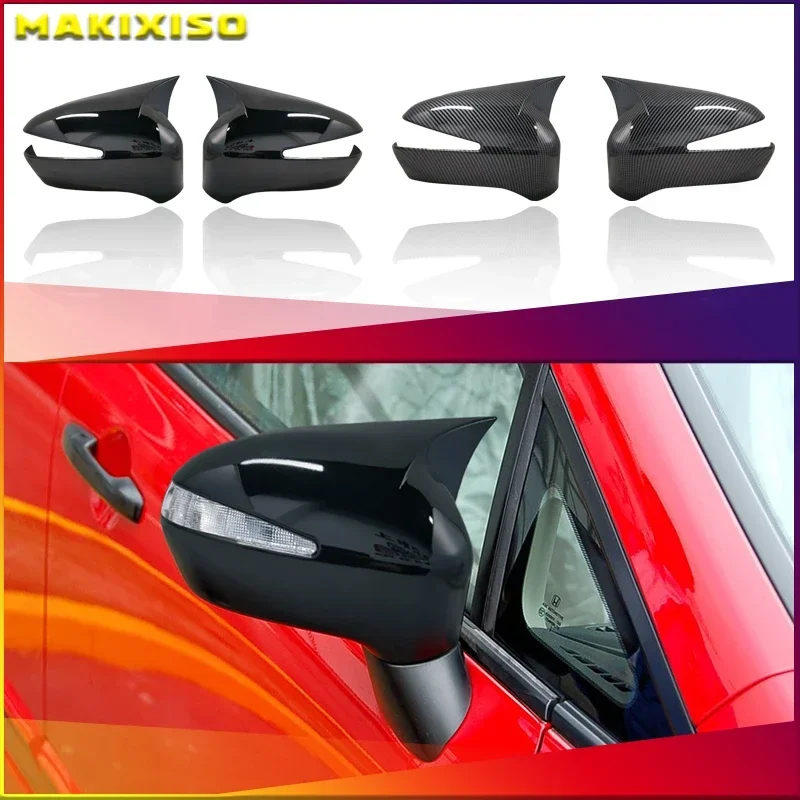 Carbon Faser Tür Seite Rückspiegel Abdeckung Trim Für Honda Civic 8th 2006 2007 2008 2009 2010 2011 Zubehör Auto Styling