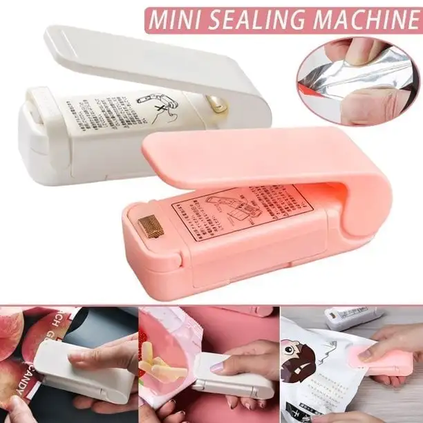 

Portable Mini Sealing Machine Snack Food Bag Plastic Sealing Machine Home Hand Pressure Heat Sealing Machine Kitchen Tools