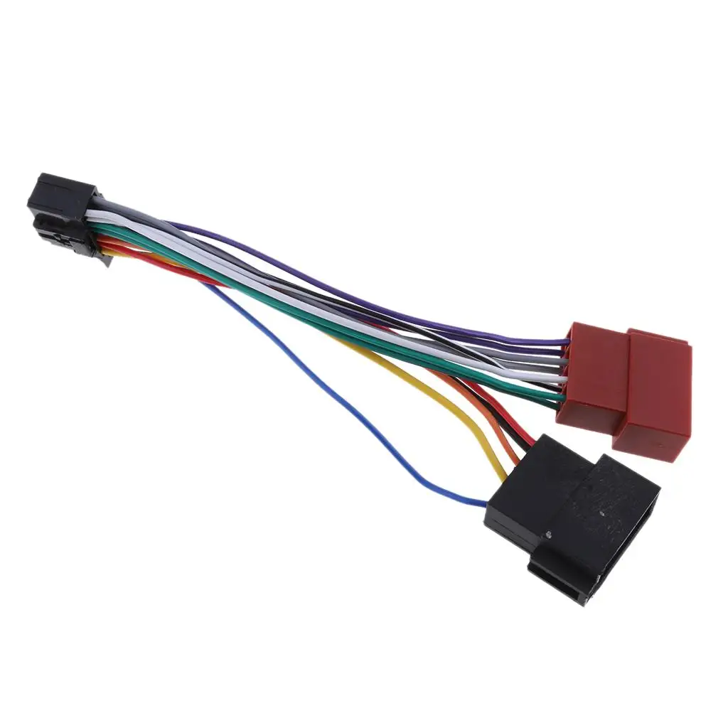 Adaptateur stéréo SFP pour câblage ISO 16 broches, conversion de haut-parleur de véhicule, connecteurs de câblage