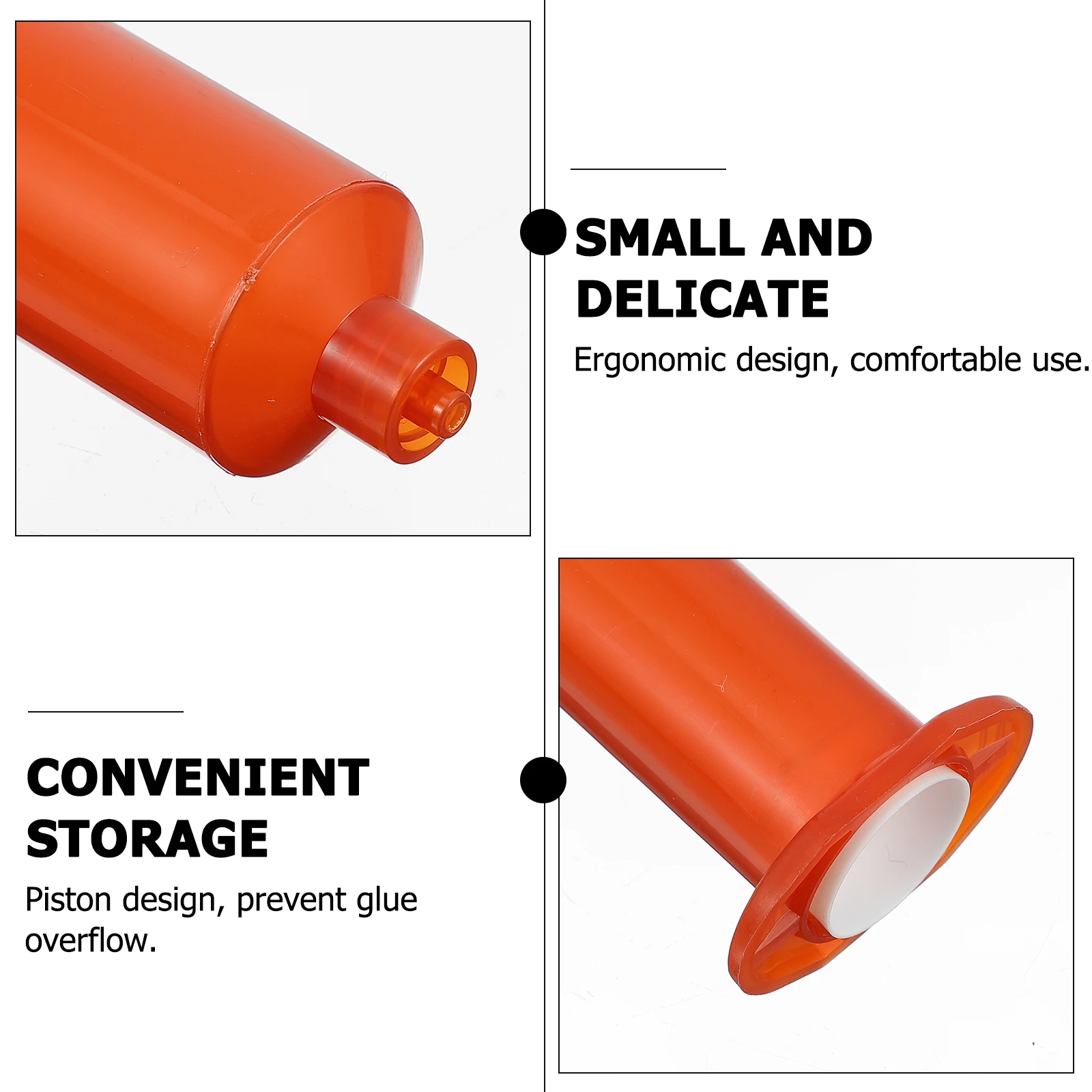 

10pcs ange PP Plastic Syringe Glue Dispenser Machine Lightweight Ergonomic Design Disposable Push Style Industrial Use